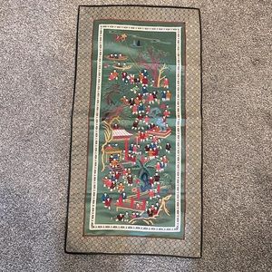 The Villagers Tapestry Wall Hanging, NWOT